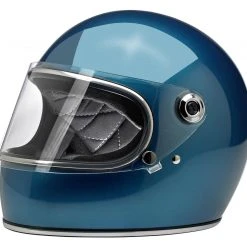 Biltwell Apparel Full Face Biltwell Gringo S ECE Helmet -Helmets Sale 2024 biltwell gringo sece helmet pacific blue 1
