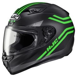 HJC Helmets Full Face HJC I10 Strix Helmet -Helmets Sale 2024 hj ci10 strix helmet black green