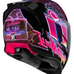 Full Face Icon Airflite Synthwave Helmet -Helmets Sale 2024 icon airflite synthwave helmet purple 2