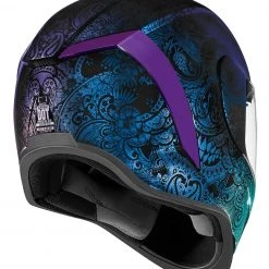 Full Face Icon Airform Chantilly Opal Helmet -Helmets Sale 2024 icon hlmt afrm chnt opal blue 5