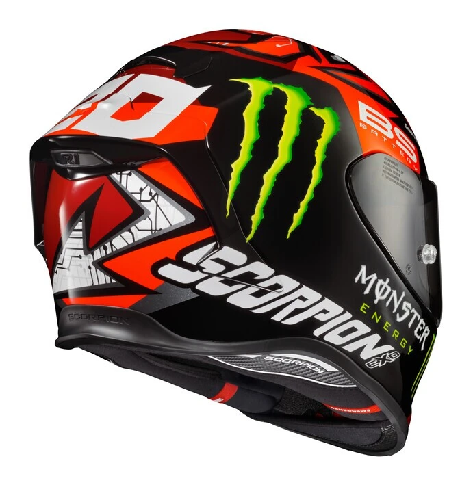 Full Face Scorpion EXO-R1 Air Quartararo Monster Replica Helmet - Image 3