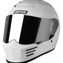 Simpson Helmets Full Face Simpson Speed Bandit Helmet -Helmets Sale 2024 simpson speed bandit helmet white 3