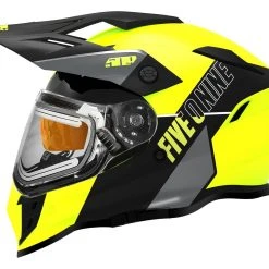 Riding Gear 509 Delta R3L Ignite Snow Helmet - Electric Shield -Helmets Sale 2024 509 delta r3 ignite helmet lime green grey 1