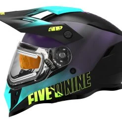 Riding Gear 509 Delta R3L Ignite Snow Helmet - Electric Shield -Helmets Sale 2024 509 delta r3 ignite helmet orange grey 1