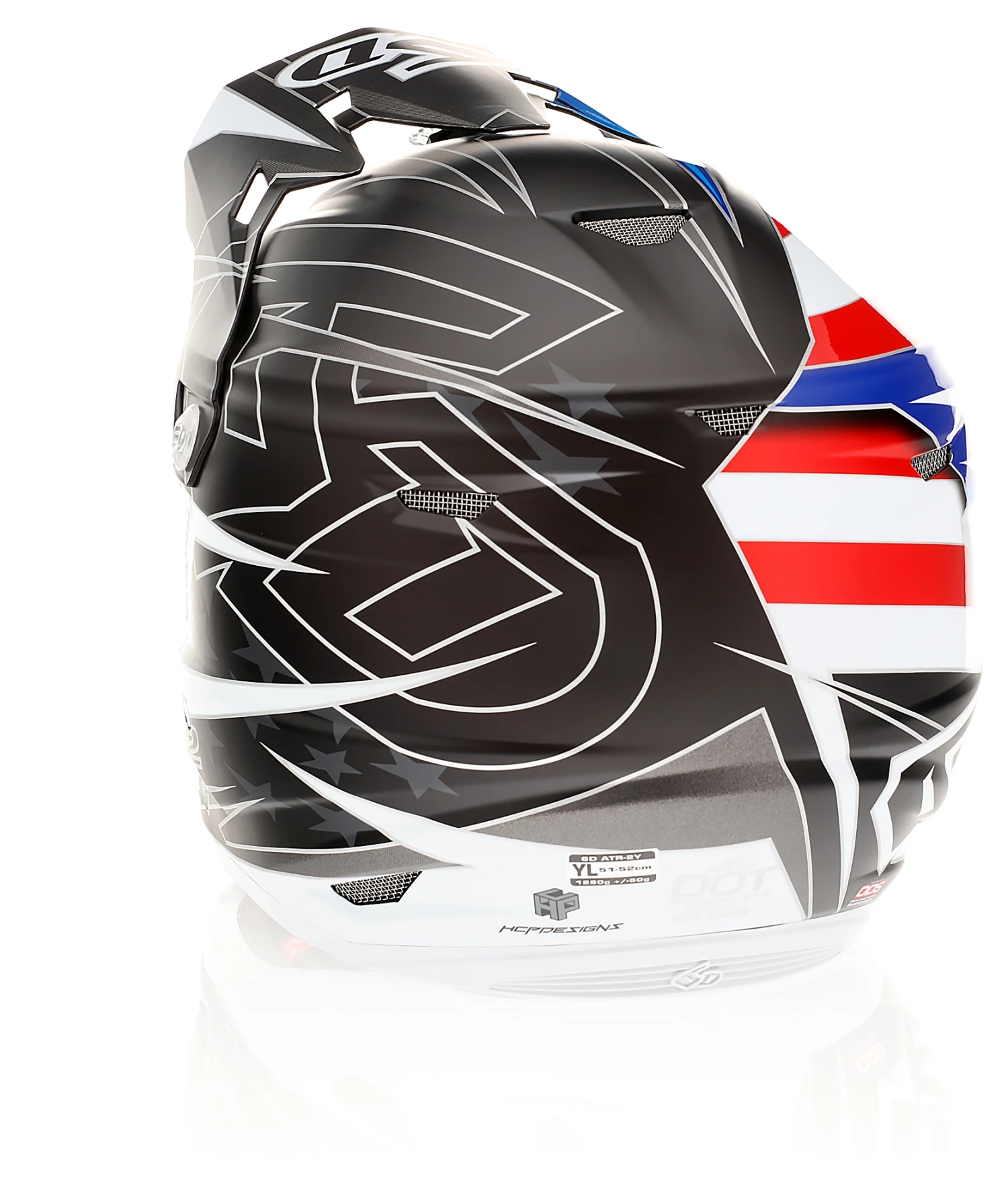 6D Helmets 6D Youth ATR-2Y Super Patriot Helmet 4 6D Helmets 6D Youth ATR-2Y Super Patriot Helmet - Image 4