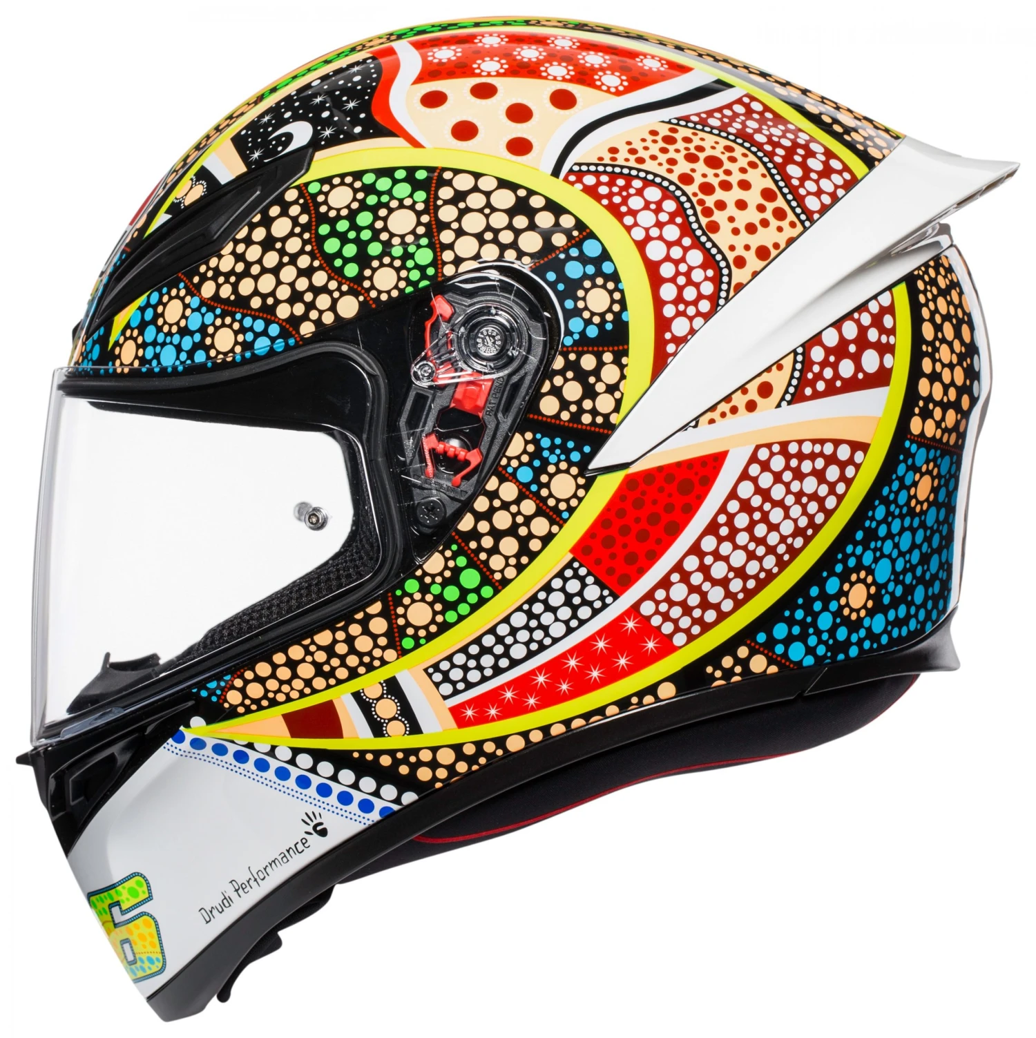 AGV Helmets Full Face AGV K1 Dreamtime Helmet 3 AGV Helmets Full Face AGV K1 Dreamtime Helmet - Image 3