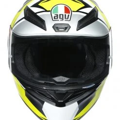 AGV Helmets AGV K1 Mir 2018 Helmet 12 AGV Helmets AGV K1 Mir 2018 Helmet -Helmets Sale 2024 agvk1 mir2018 helmet white black yellow 5