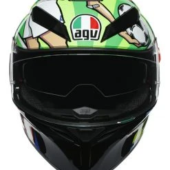 AGV Helmets AGV K3 SV Mugello 2017 Helmet -Helmets Sale 2024 agvk3 sv mugello2017 helmet black green blue 2