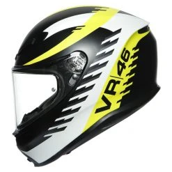 AGV Helmets AGV K6 Rapid 46 Helmet -Helmets Sale 2024 agvk6 rapid helmet black white yellow 2