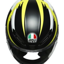 AGV Helmets AGV K6 Rapid 46 Helmet -Helmets Sale 2024 agvk6 rapid helmet black white yellow 4