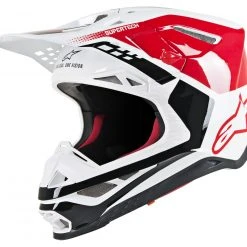 Alpinestars Supertech M8 Triple Helmet -Helmets Sale 2024 alpinestars helmet m8 rd wt glos red white