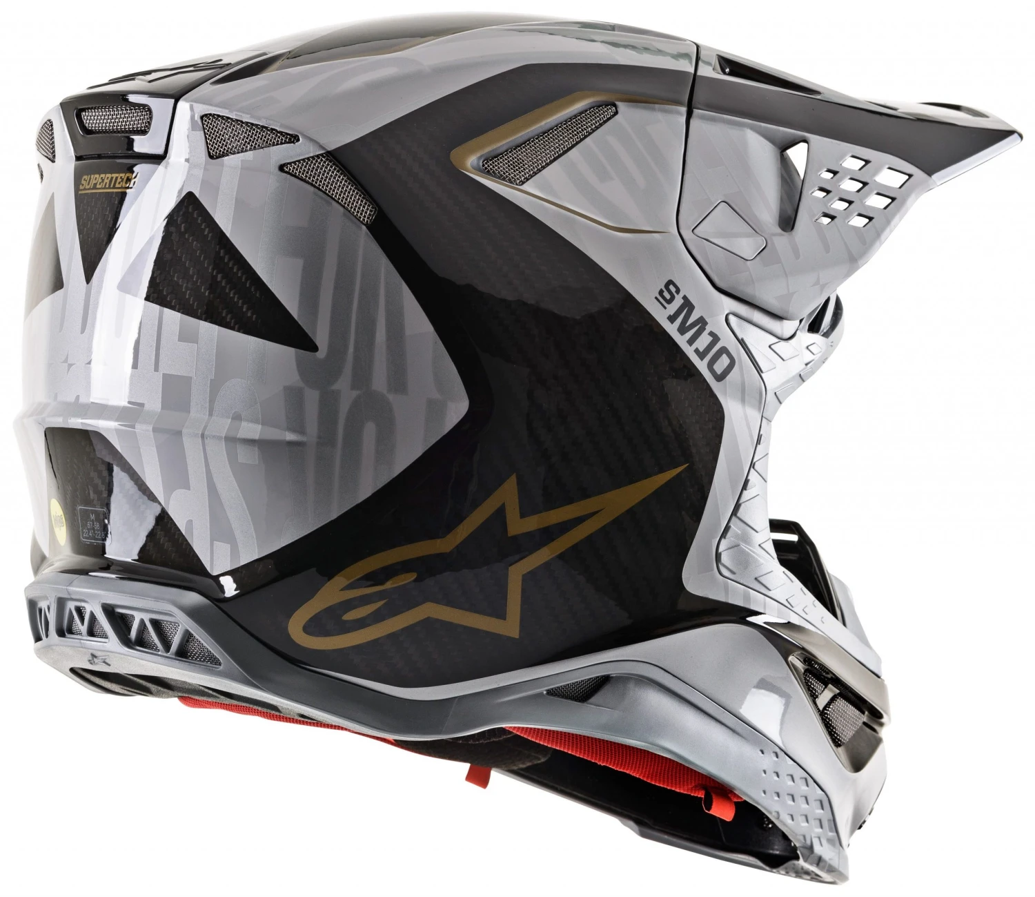 Alpinestars Supertech M10 Alloy Helmet 4 Alpinestars Supertech M10 Alloy Helmet - Image 4