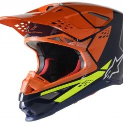 Alpinestars Supertech M8 Factory Helmet 10 Alpinestars Supertech M8 Factory Helmet -Helmets Sale 2024 alpinestars supertech m8 factory helmet dark blue orange yellow fluo scaled