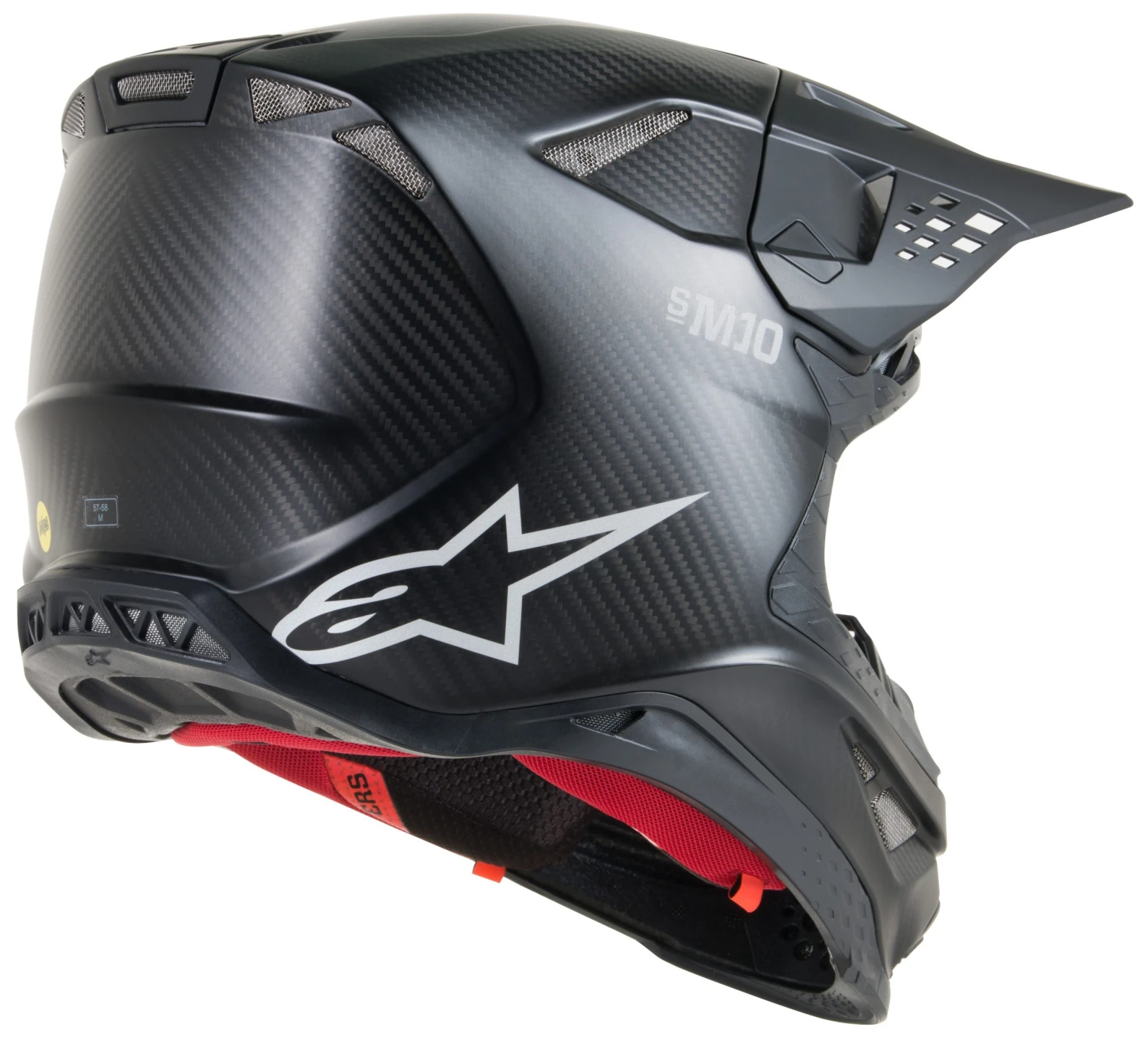 Alpinestars Supertech M10 Carbon Helmet 2 Alpinestars Supertech M10 Carbon Helmet - Image 2
