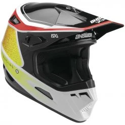 Answer AR1 Vivid Helmet -Helmets Sale 2024 answer a22 ar1 vivid helmet red white hyper acid scaled