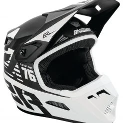 Helmet Closeouts Answer AR1 Bold Helmet -Helmets Sale 2024 answer ar1 bold helmet black white 1