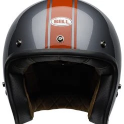 Bell Helmets Open Face & 3/4 Bell Custom 500 Rally Helmet 24 Bell Helmets Open Face & 3/4 Bell Custom 500 Rally Helmet -Helmets Sale 2024 bell custom500 rally helmet grey red 1
