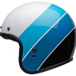Bell Helmets Bell Custom 500 Riff Helmet -Helmets Sale 2024 bell custom500 riff helmet white blue 1