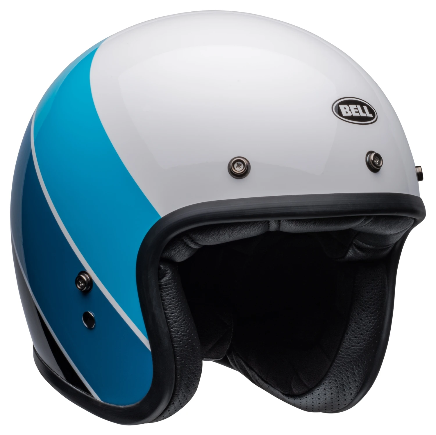 Bell Helmets Bell Custom 500 Riff Helmet White/Blue / LG [Open Box] - Image 4
