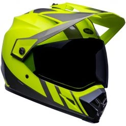 Bell Helmets Bell MX-9 Adventure MIPS Dash Helmet -Helmets Sale 2024 bell helmets mx9 adv mi dash hi viz yellow grey 2