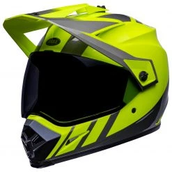 Bell Helmets Bell MX-9 Adventure MIPS Dash Helmet -Helmets Sale 2024 bell helmets mx9 adv mi dash hi viz yellow grey