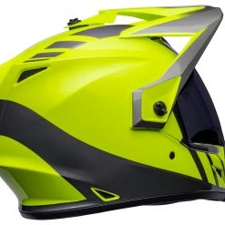 Bell Helmets Bell MX-9 Adventure MIPS Dash Helmet -Helmets Sale 2024 bell helmets mx9 adv mi dash hi viz yellow grey 4