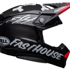 Bell Helmets Bell Moto-10 Spherical Fasthouse Privateer Helmet -Helmets Sale 2024 bell moto10 spherical fasthouse privateer helmet black white red 2