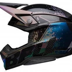 Bell Helmets Bell Moto-10 Spherical Mirage Helmet 7 Bell Helmets Bell Moto-10 Spherical Mirage Helmet -Helmets Sale 2024 bell moto10 spherical mirage helmet black iridescent blue 2