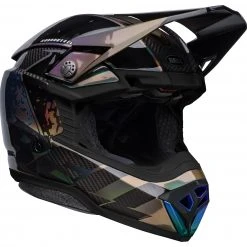 Bell Helmets Bell Moto-10 Spherical Mirage Helmet 8 Bell Helmets Bell Moto-10 Spherical Mirage Helmet -Helmets Sale 2024 bell moto10 spherical mirage helmet black iridescent blue 3
