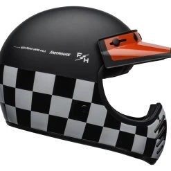 Bell Helmets Bell Moto-3 Fasthouse Checkers Helmet -Helmets Sale 2024 bell moto3 fasthouse checkers helmet black white red 3