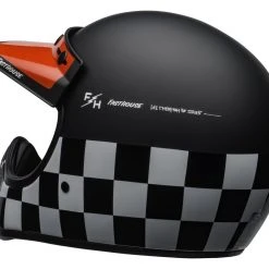 Bell Helmets Bell Moto-3 Fasthouse Checkers Helmet -Helmets Sale 2024 bell moto3 fasthouse checkers helmet black white red 6
