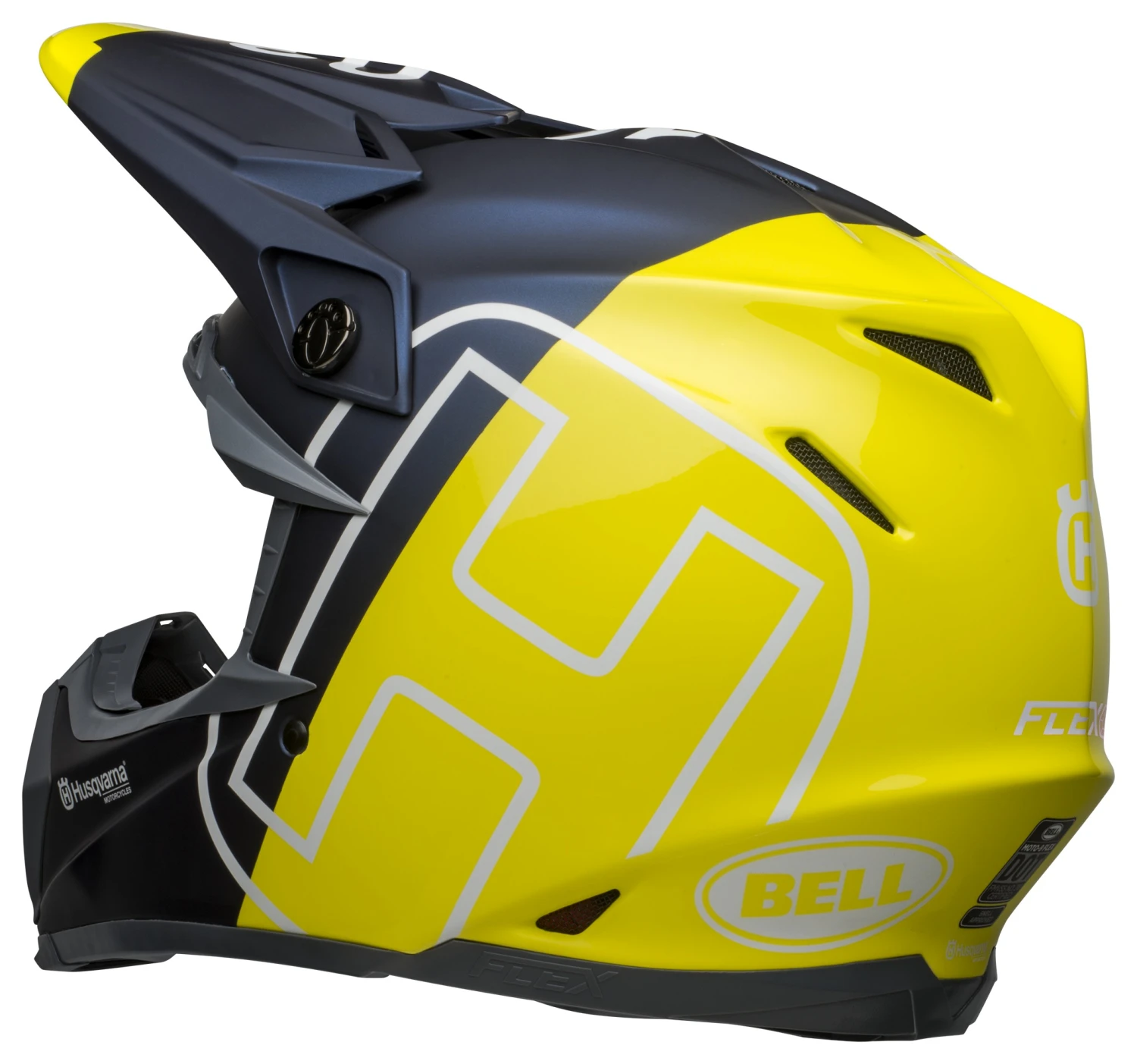 Bell Helmets Bell Moto-9 Flex Husqvarna Gotland Helmet 6 Bell Helmets Bell Moto-9 Flex Husqvarna Gotland Helmet - Image 6