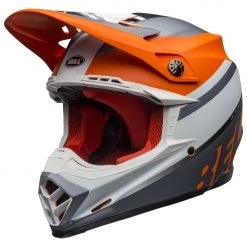 Bell Helmets Bell Moto-9 MIPS Prophecy Helmet -Helmets Sale 2024 bell moto9 mips prophecy helmet matte orange black grey