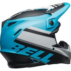 Bell Helmets Bell Moto-9 MIPS Prophecy Helmet -Helmets Sale 2024 bell moto9 mips prophecy helmet matte white black blue 1