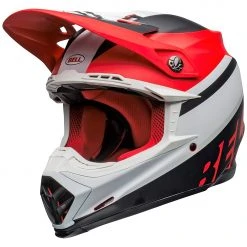 Bell Helmets Bell Moto-9 MIPS Prophecy Helmet -Helmets Sale 2024 bell moto9 mips prophecy helmet matte white red black