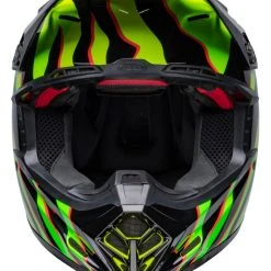 Bell Helmets Bell Moto-9S Flex Claw Helmet -Helmets Sale 2024 bell moto9 s flex claw helmet black green 1
