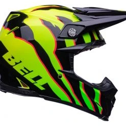 Bell Helmets Bell Moto-9S Flex Claw Helmet -Helmets Sale 2024 bell moto9 s flex claw helmet black green 3
