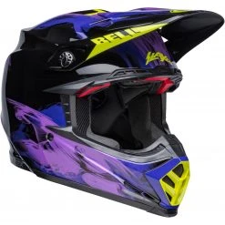 Bell Helmets Bell Moto-9S Flex Slayco Helmet -Helmets Sale 2024 bell moto9 s flex helmet black purple 2