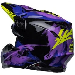 Bell Helmets Bell Moto-9S Flex Slayco Helmet -Helmets Sale 2024 bell moto9 s flex helmet black purple 6