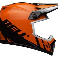 Bell Helmets Bell MX-9 MIPS Dash Helmet -Helmets Sale 2024 bell mx9 mips dash helmet orange black white 3