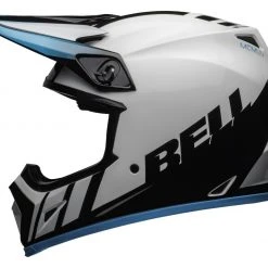 Bell Helmets Bell MX-9 MIPS Dash Helmet -Helmets Sale 2024 bell mx9 mips dash helmet white black blue 7