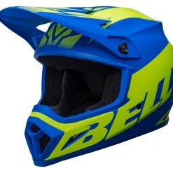 Bell Helmets Bell MX-9 MIPS Disrupt Helmet 126 Bell Helmets Bell MX-9 MIPS Disrupt Helmet -Helmets Sale 2024 bell mx9 mips disrupt helmet matte blue hi viz yellow