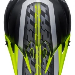 Bell Helmets Bell MX-9 MIPS Offset Helmet -Helmets Sale 2024 bell mx9 mips offset helmet black hi viz yellow grey 8