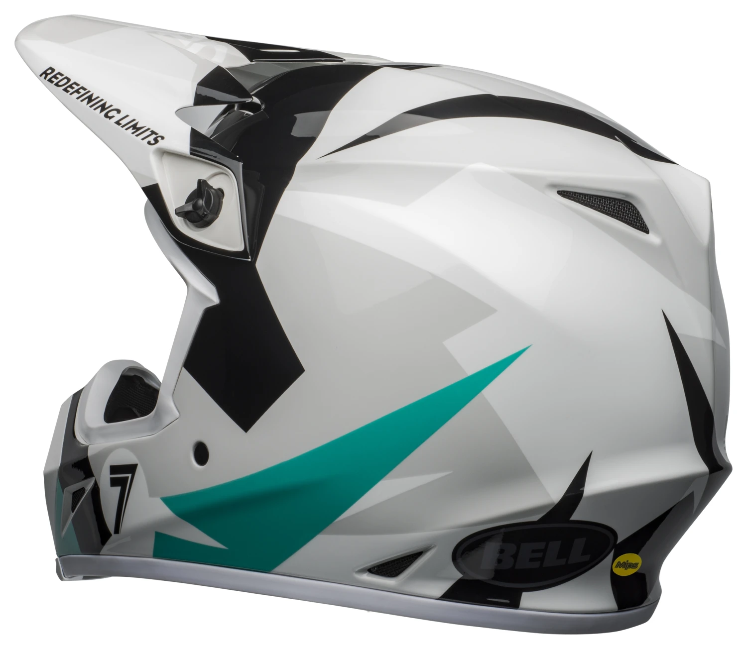 Bell Helmets Bell MX-9 MIPS Seven Battleship Helmet 5 Bell Helmets Bell MX-9 MIPS Seven Battleship Helmet - Image 5