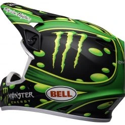 Bell Helmets Bell MX-9 MIPS Showtime Helmet -Helmets Sale 2024 bell mx9 mips showtime helmet black green 6