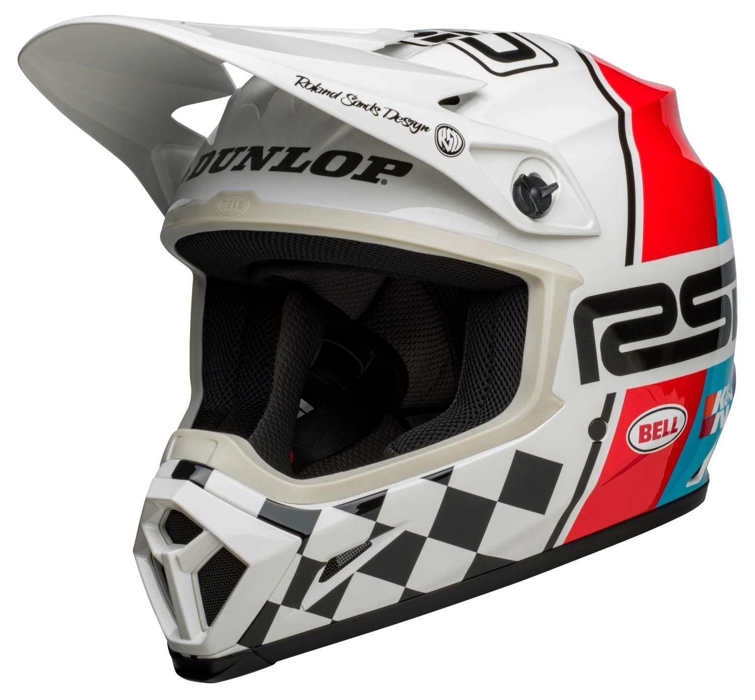 Bell Helmets Bell MX-9 MIPS RSD The Rally Helmet White/Red/Blue / XL [Blemished - Very Good]