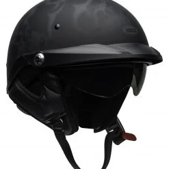 Bell Helmets Half Helmets Bell Pit Boss Flames Helmet -Helmets Sale 2024 bell pit boss flames helmet black grey 2