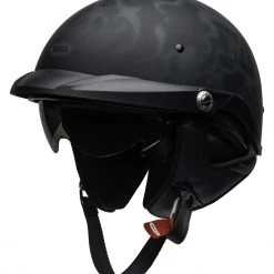 Bell Helmets Half Helmets Bell Pit Boss Flames Helmet