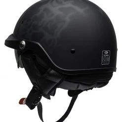 Bell Helmets Half Helmets Bell Pit Boss Flames Helmet -Helmets Sale 2024 bell pit boss flames helmet black grey 6
