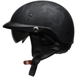 Bell Helmets Half Helmets Bell Pit Boss Flames Helmet -Helmets Sale 2024 bell pit boss flames helmet black grey 7